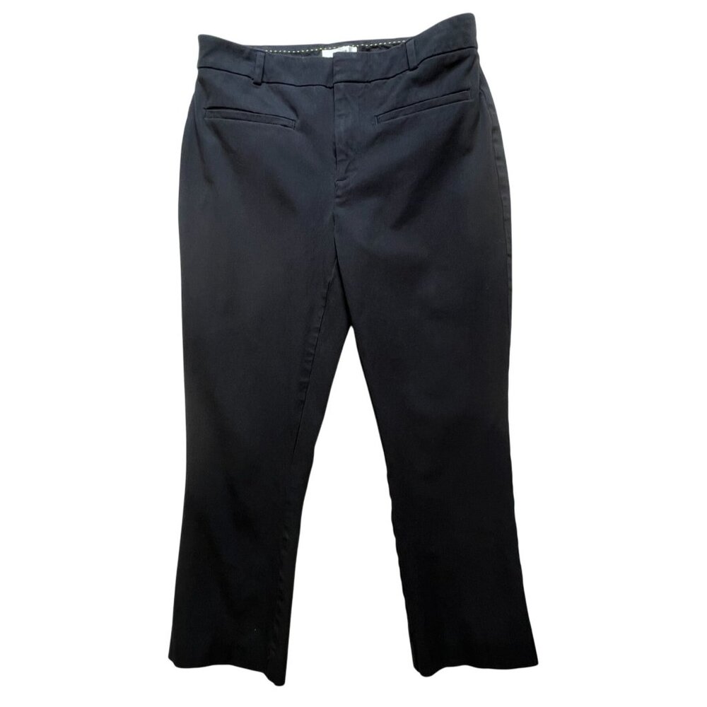 Maeve Anthropologie Womens Trouser Dress Pants Size 10 Black Cropped Classic